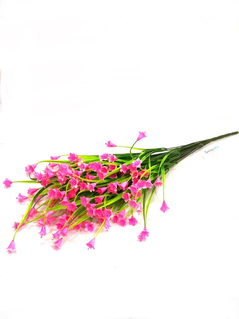 Big Scarlet Gladiolus Flowers Bunch Sticks Home Office Decoration By Tamrapatra