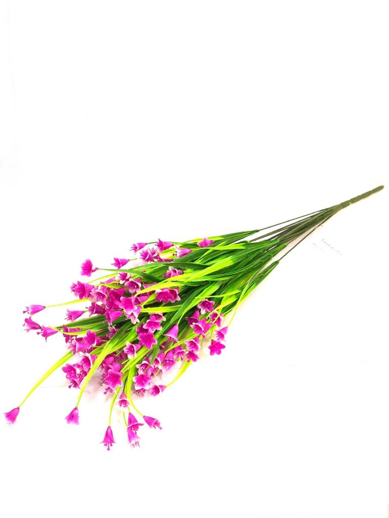 Big Scarlet Gladiolus Flowers Bunch Sticks Home Office Decoration By Tamrapatra