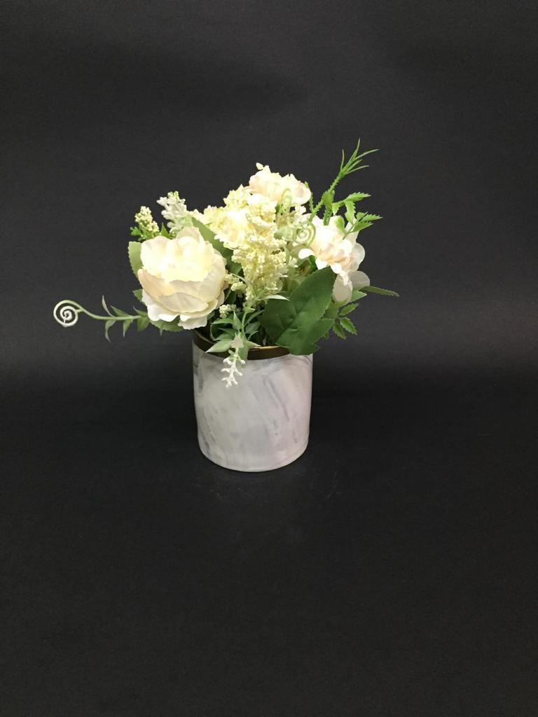 Pots Designed With Stone Like Glazed Effect On Stand For Succulents Tamrapatra