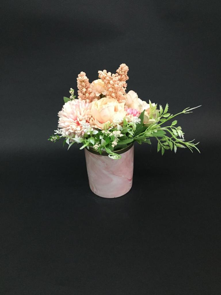 Pots Designed With Stone Like Glazed Effect On Stand For Succulents Tamrapatra