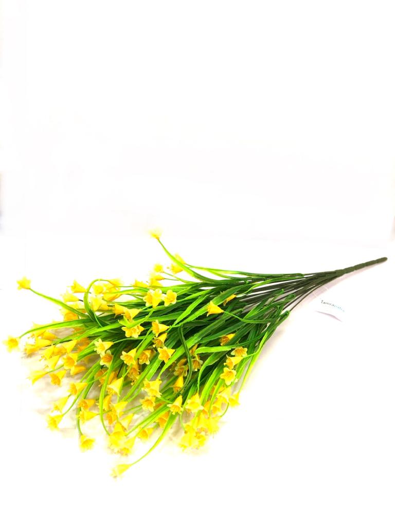 Big Scarlet Gladiolus Flowers Bunch Sticks Home Office Decoration By Tamrapatra