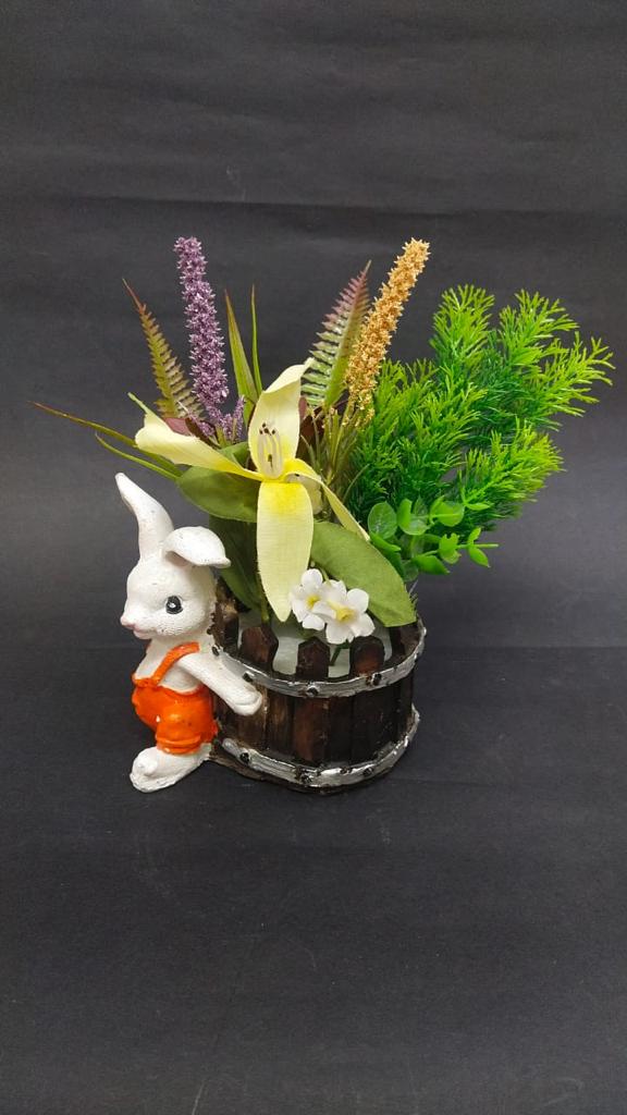 Adorable Rabbit Planters Exclusive Collectibles Garden Kids Room Tamrapatra