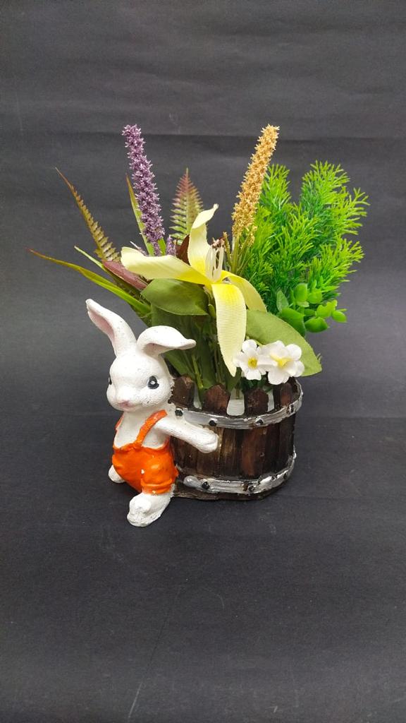 Adorable Rabbit Planters Exclusive Collectibles Garden Kids Room Tamrapatra