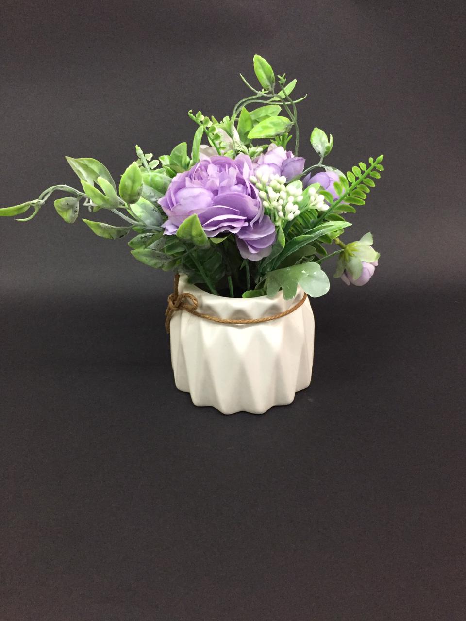 Exclusive Collection Of Ceramic Designer Flower Pots In Various Colors Tamrapatra