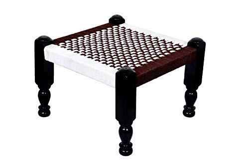 Furniture Khat Stool Traditional Sitting Comfort From Resham Rope Tamrapatra