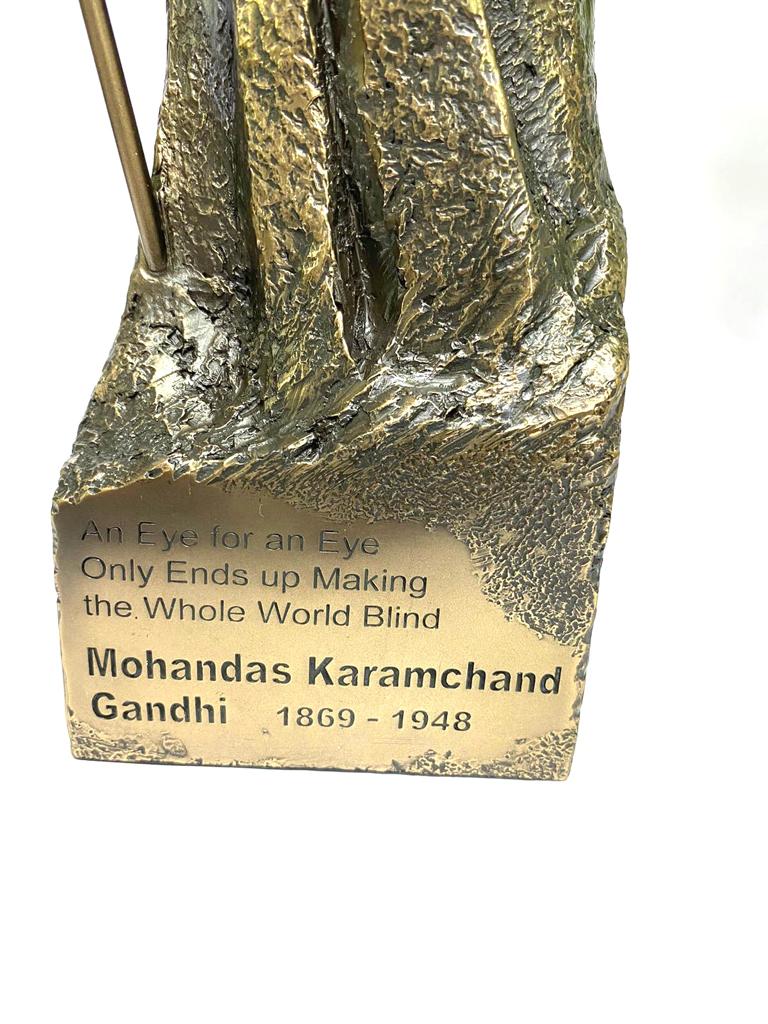 Mahatma Gandhiji Statue In Cold Bronze Idols Perfection Arts FromTamrapatra