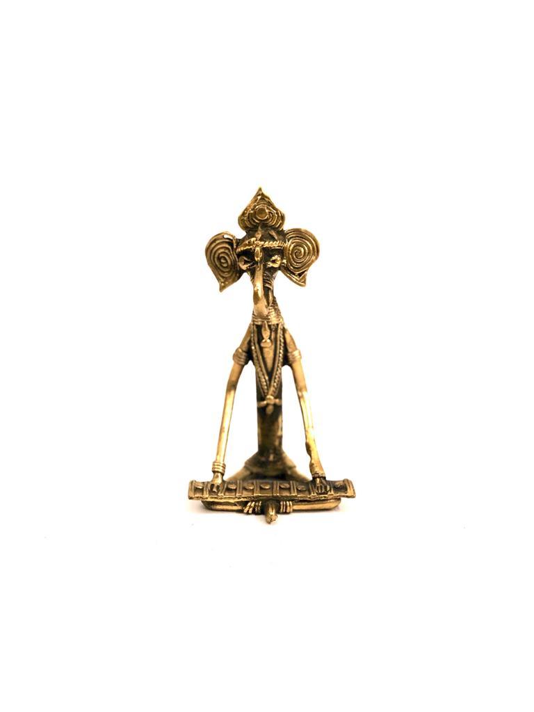 Ganesha Brass Lost Wax Extravagant Art Using Traditional Methods By Tamrapatra