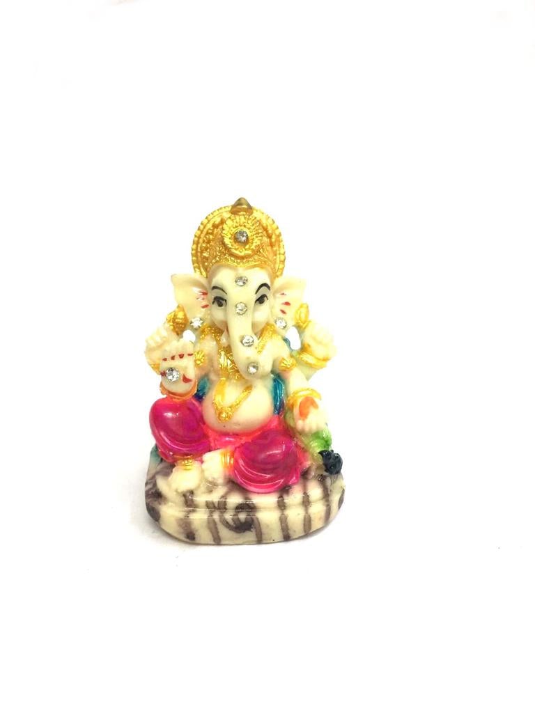 Spiritual Ganesh Idols Showpiece Gifts Décor Unique Resin Crafts By Tamrapatra