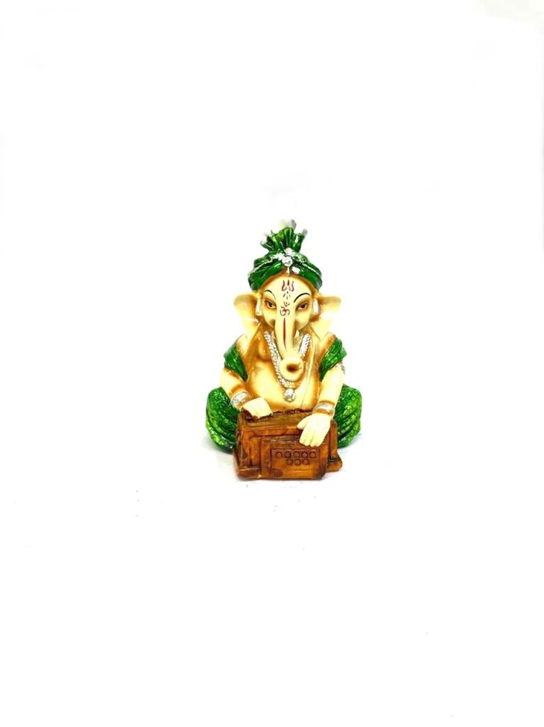 Ganesha Musicians Spiritual Artefacts Showpiece Classic Gifts By Tamrapatra