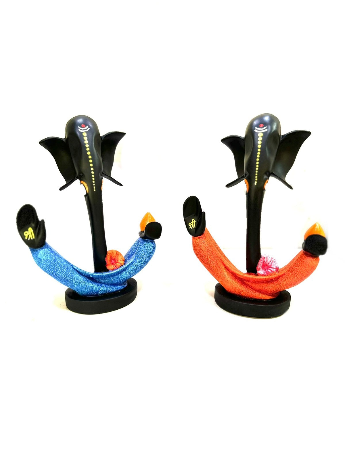 Modern Ganesha Mesmerising Resin Artifact Auspicious Decoration By Tamrapatra - Tamrapatra