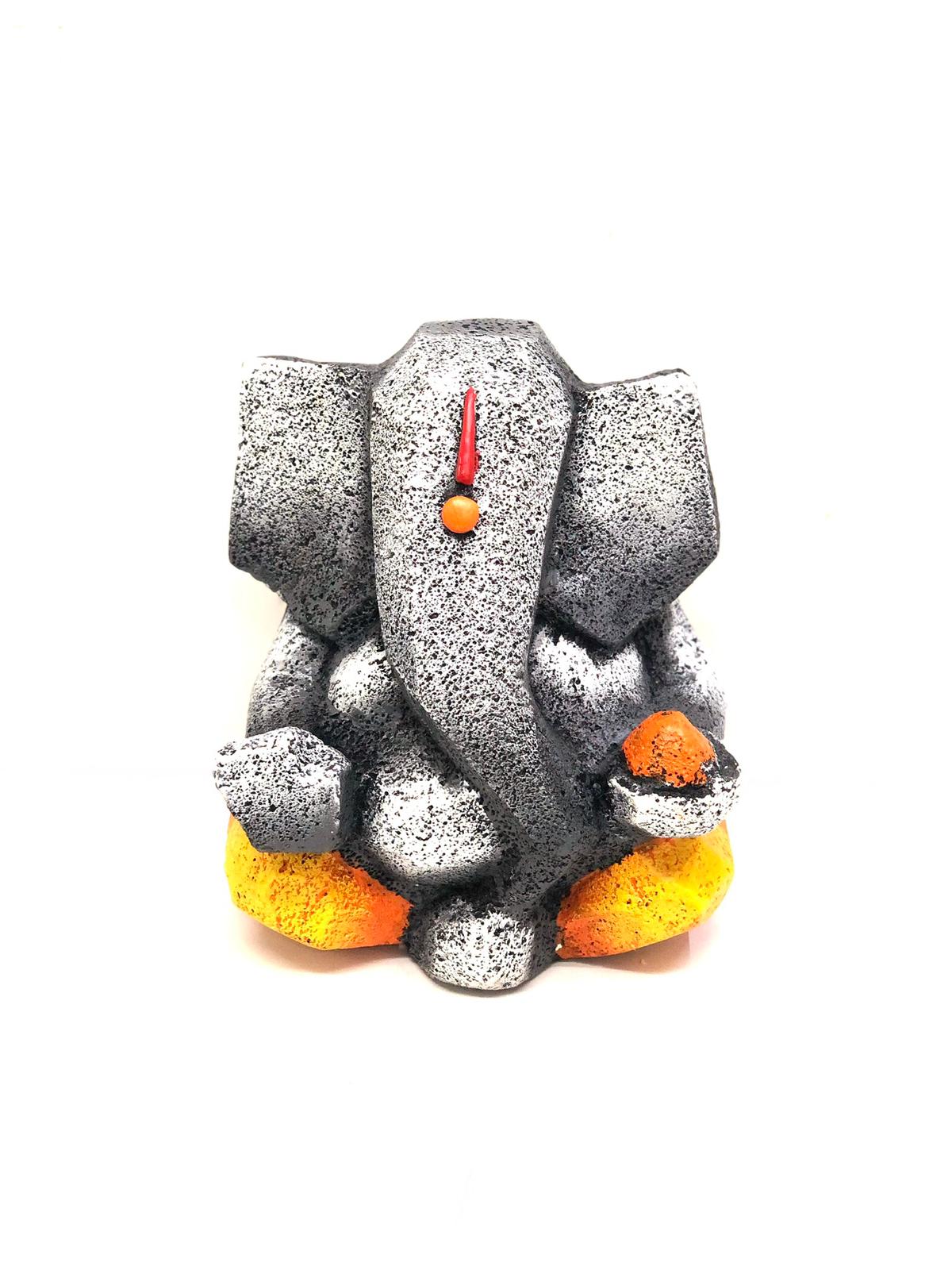 Ganesha Resin Stone Effect Statue For Foyer Decoration Ideas From Tamrapatra
