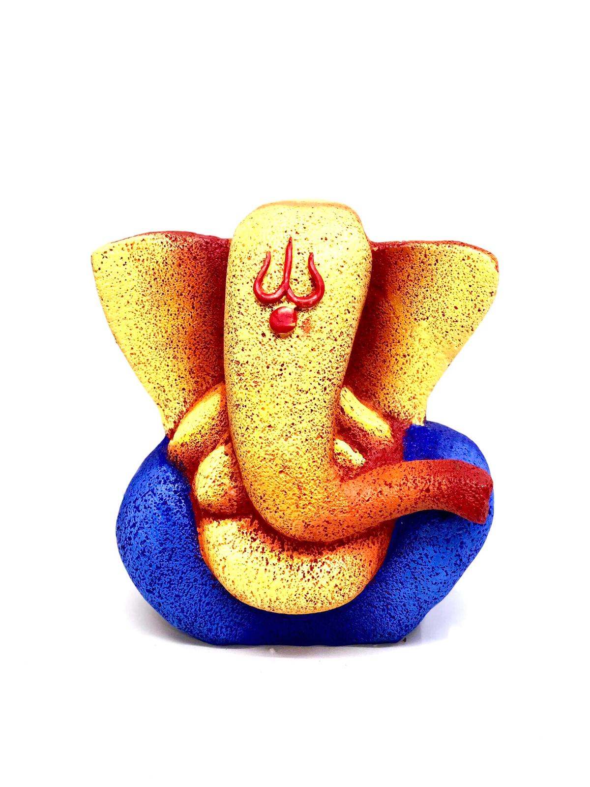 Ganesha Resin Stone Effect Statue For Foyer Decoration Ideas From Tamrapatra