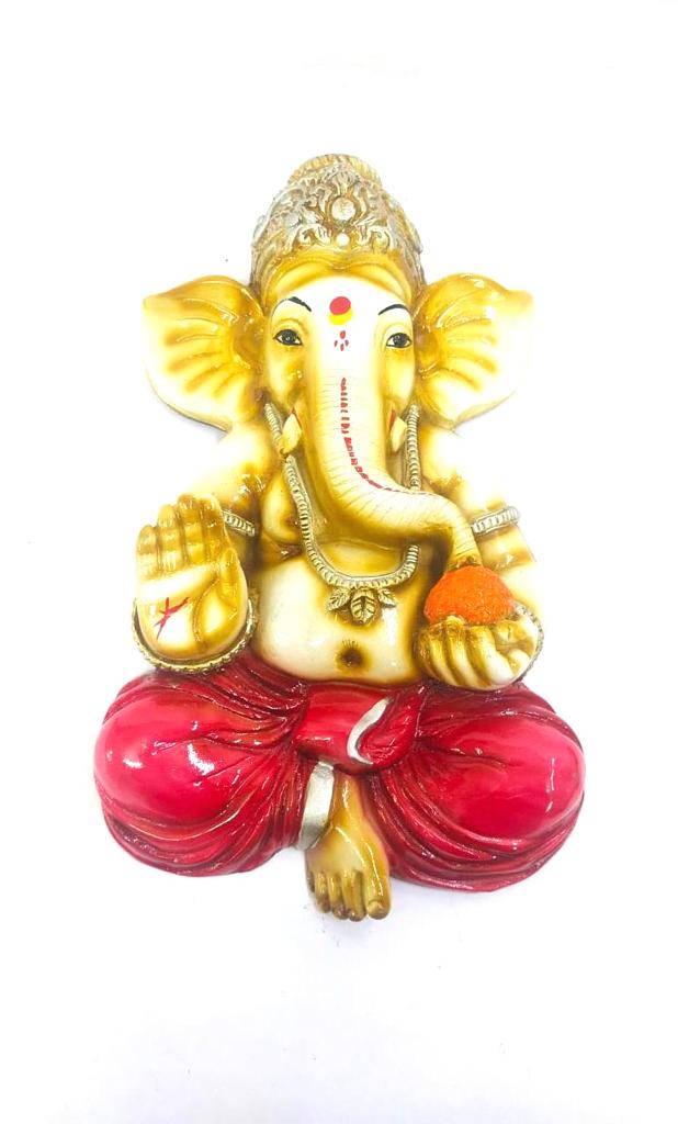 Lord Ganesh Resin Hanging Mighty God Frames Collection Spiritual Tamrapatra - Tamrapatra