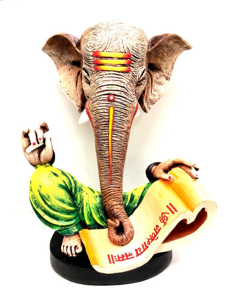 Ganesha Sculpture In Various New Designs Handcrafted In India By Tamrapatra