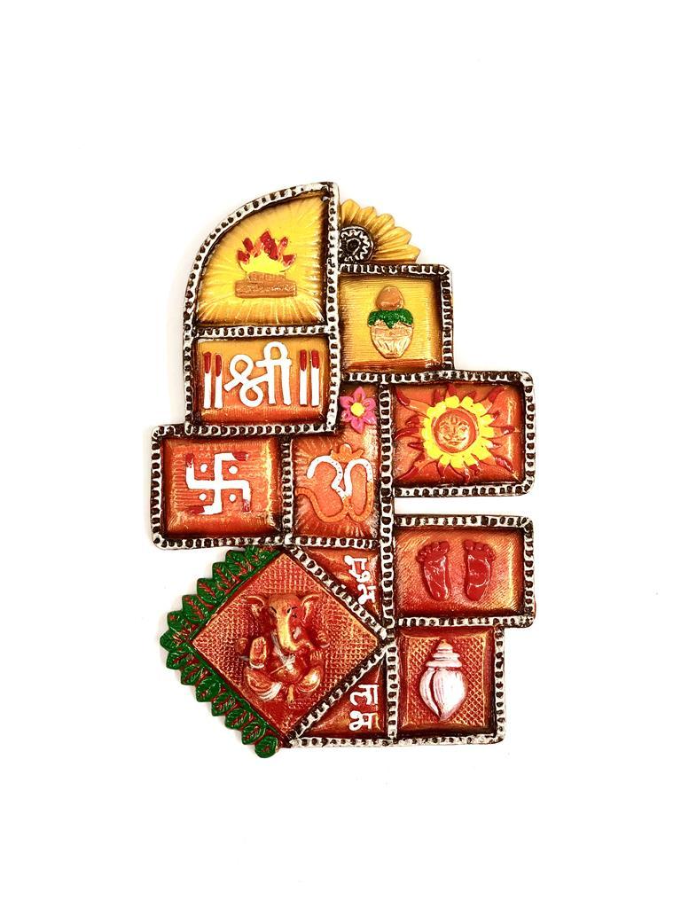 Vastu Frame Resin Art Colorful Handcrafted Decorative Hanging By Tamrapatra