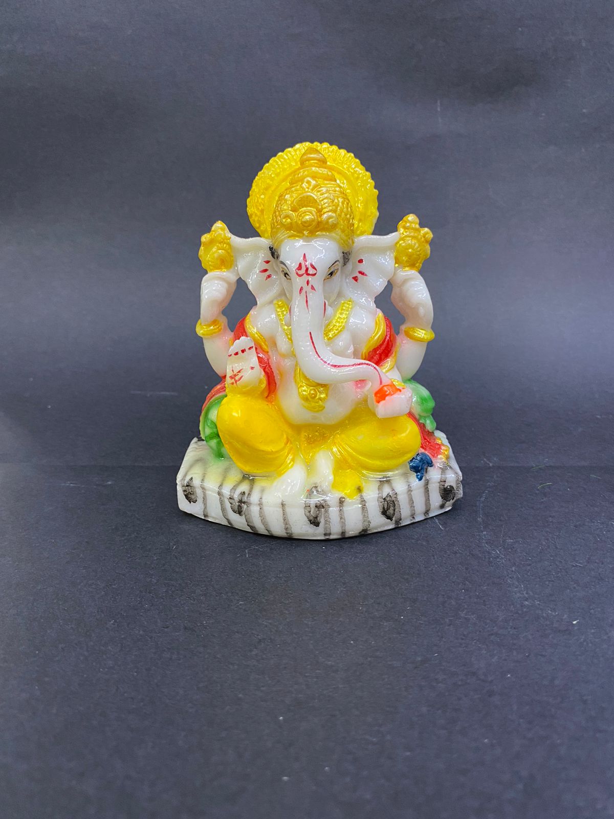Lord Ganesha Sitting Magnificent Auspicious Figure Exclusive Arts By Tamrapatra
