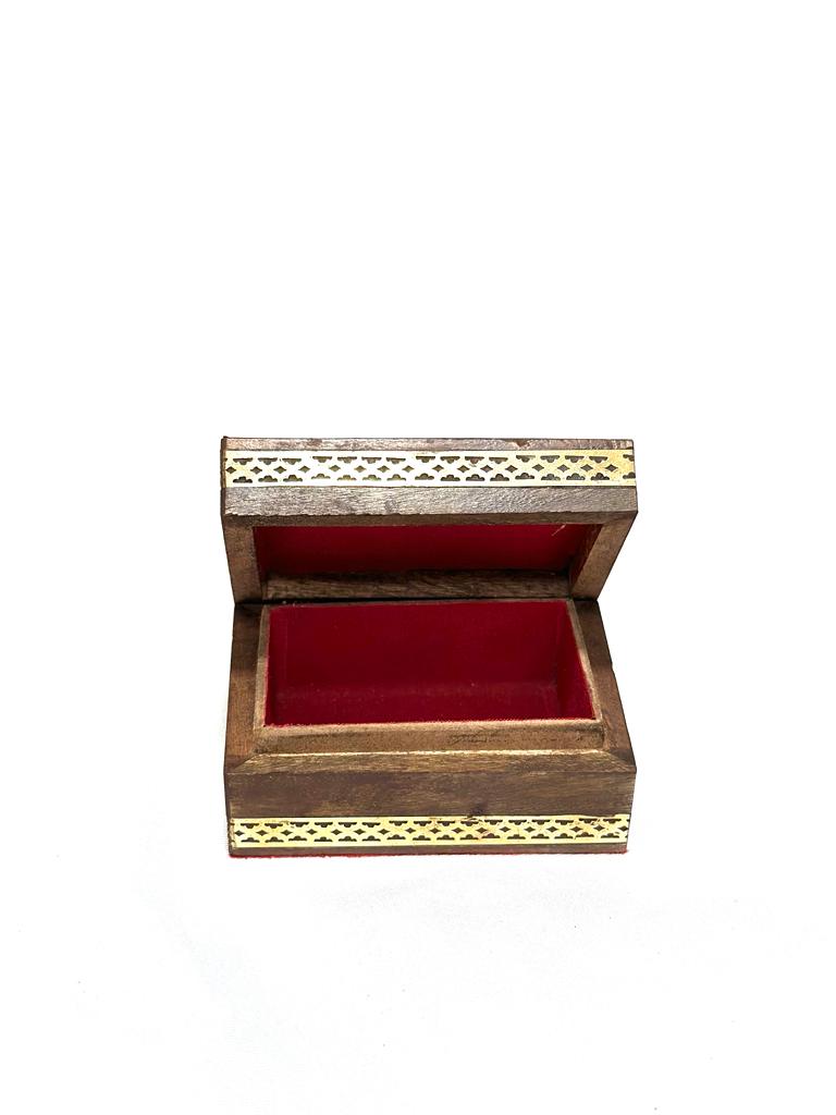 Multicolor Gemstones Enclosed In Acrylic Wooden Storage Box By Tamrapatra