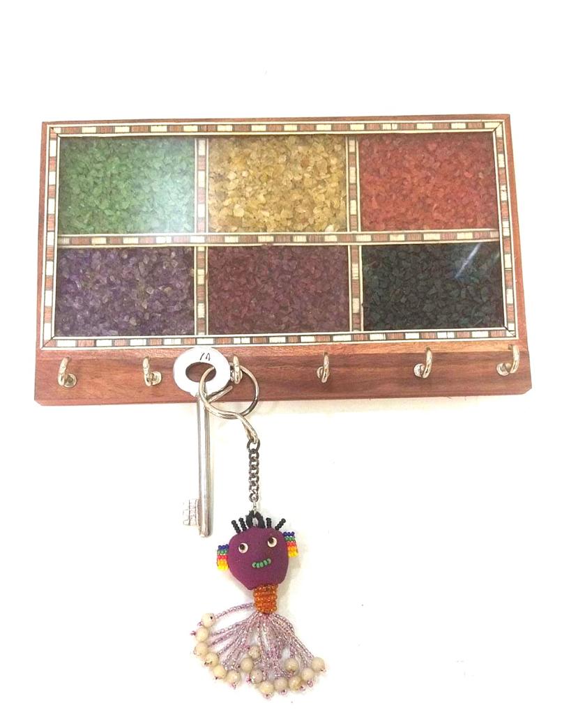 Key Holder Colorful Gemstones Attractive Home Exclusive Utility By Tamrapatra - Tamrapatra