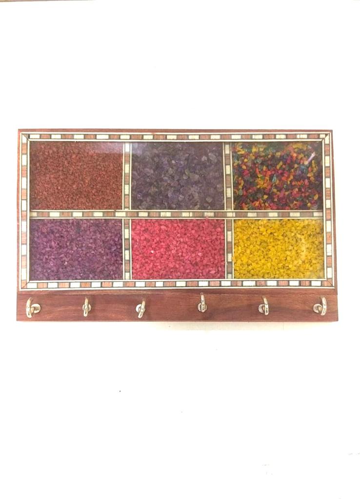 Key Holder Colorful Gemstones Attractive Home Exclusive Utility By Tamrapatra - Tamrapatra