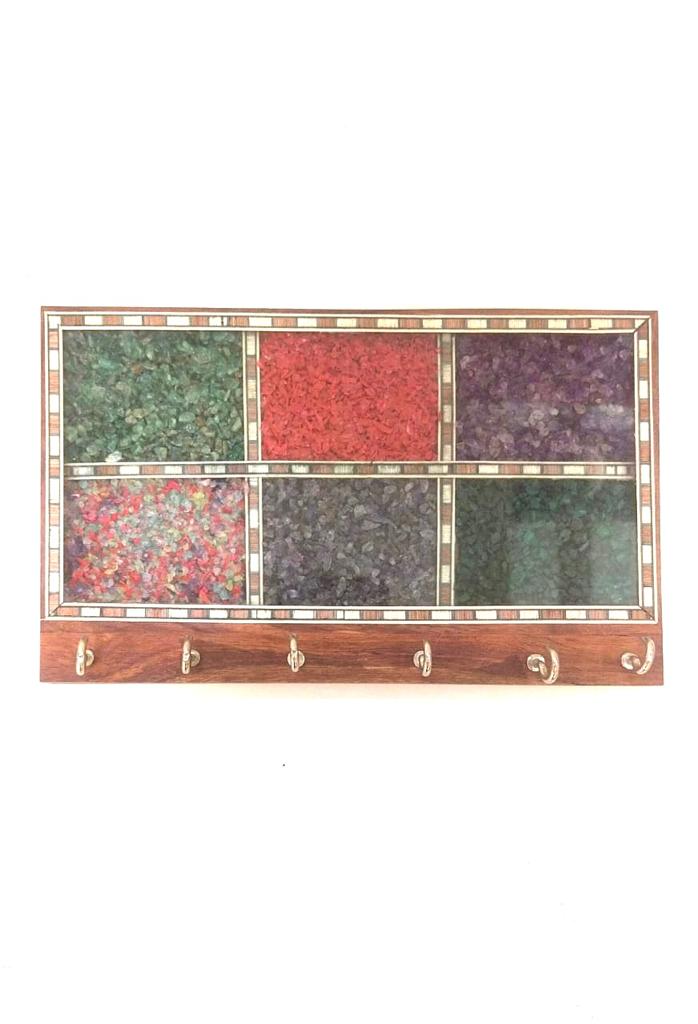 Key Holder Colorful Gemstones Attractive Home Exclusive Utility By Tamrapatra - Tamrapatra