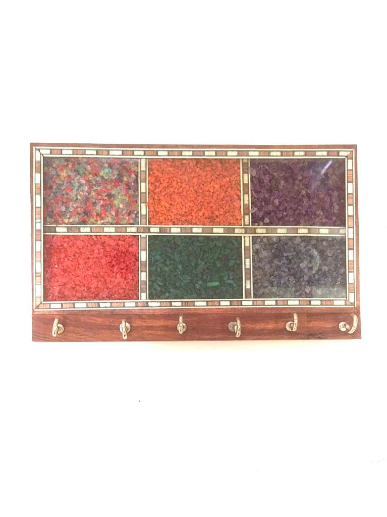 Key Holder Colorful Gemstones Attractive Home Exclusive Utility By Tamrapatra - Tamrapatra