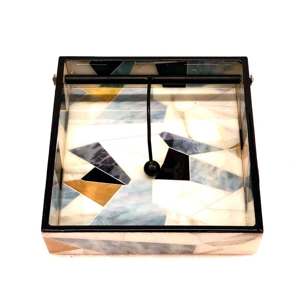 Wooden Enamel Printed Unique Designs Napkin Holder Wholesaler By Tamrapatra