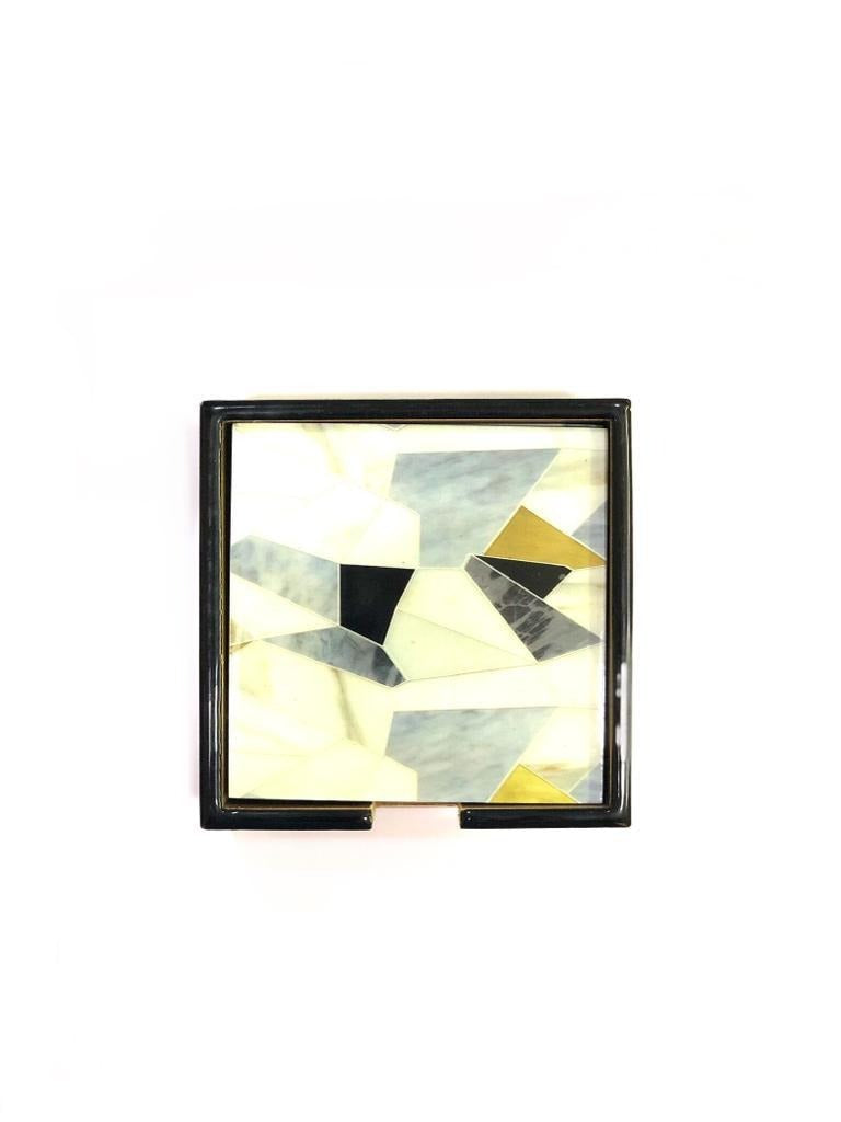 Designer Tea Coasters In Wood Laminated With Exclusive Concepts Tamrapatra