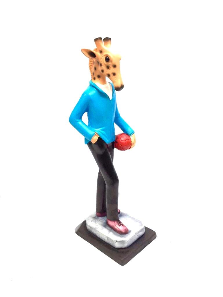 Giraffe Modern Figurines Wearing Classy Outfits In New Designs Tamrapatra