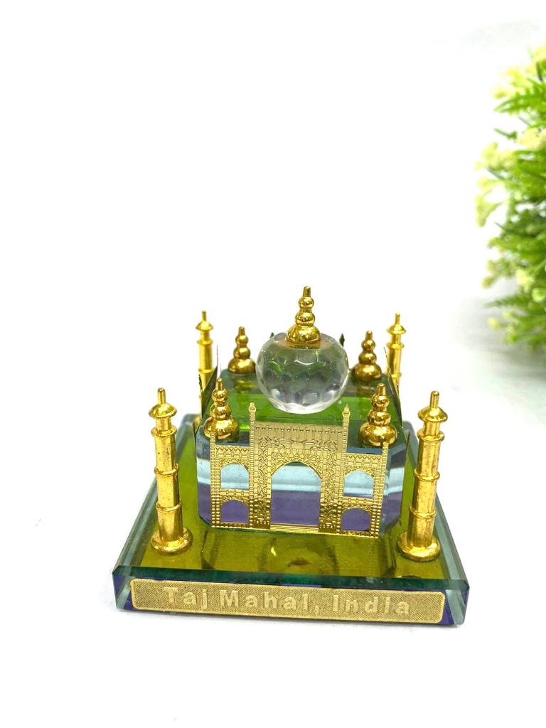 Taj Mahal Glass Unique Artefacts Indian Heritage Souvenir Gifts By Tamrapatra