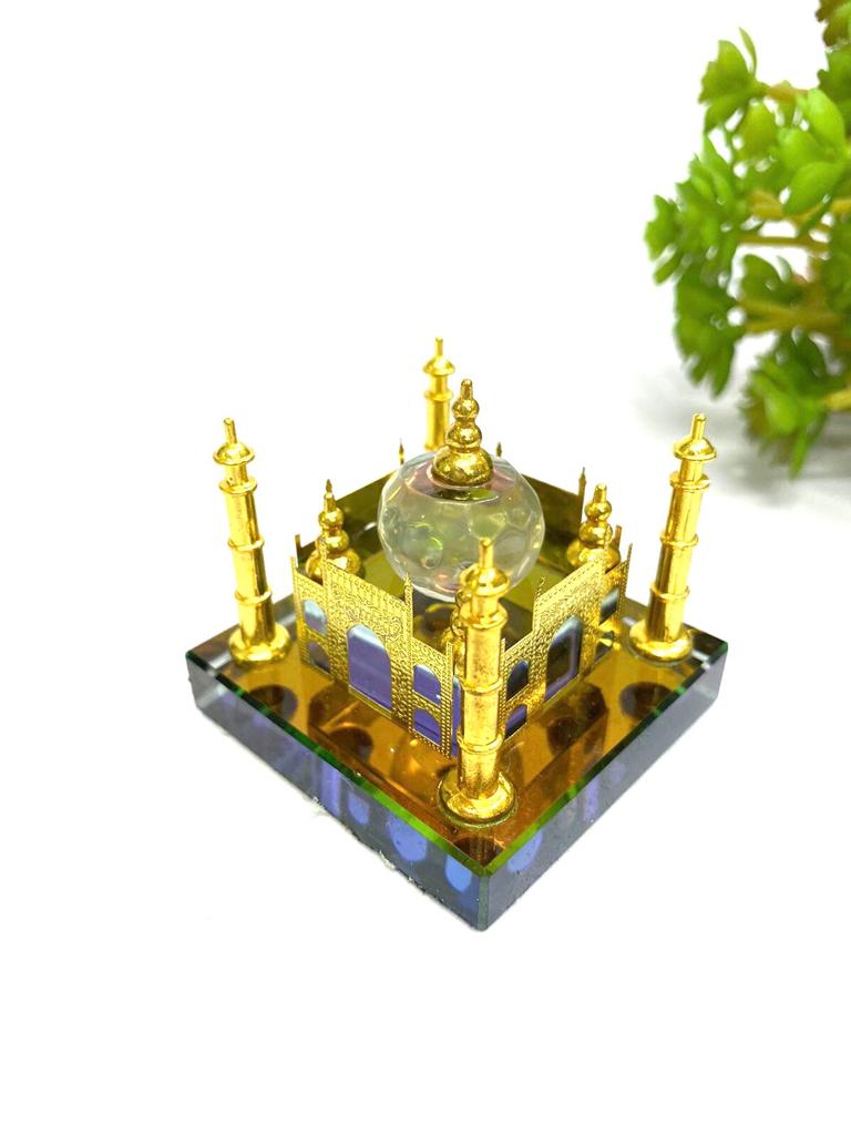 Taj Mahal Glass Unique Artefacts Indian Heritage Souvenir Gifts By Tamrapatra