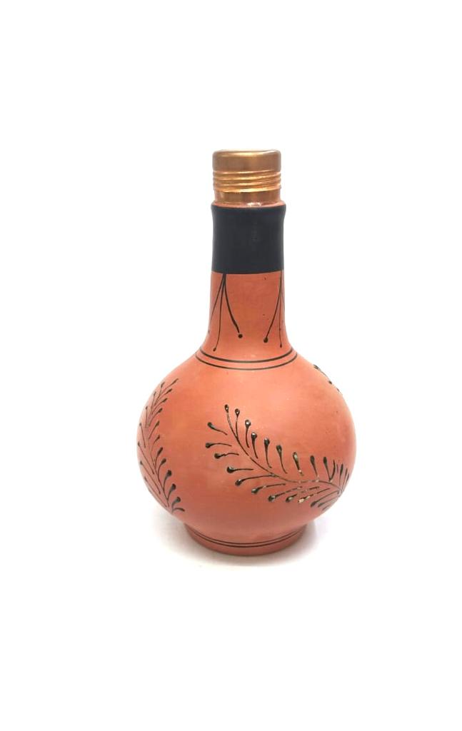Terracotta Surahi Style Bottle Unglazed For Healthy Lifestyle Vintage Design Tamrapatra - Tamrapatra