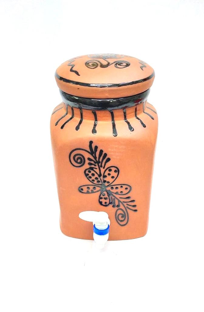 Glazed Clay Jug In Various Size Enjoy Clean & Hygiene Water Storage From Tamrapatra