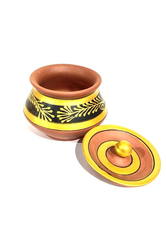 Round Handi Painting Various Size Exclusive Variety Earthenware Pots Tamrapatra
