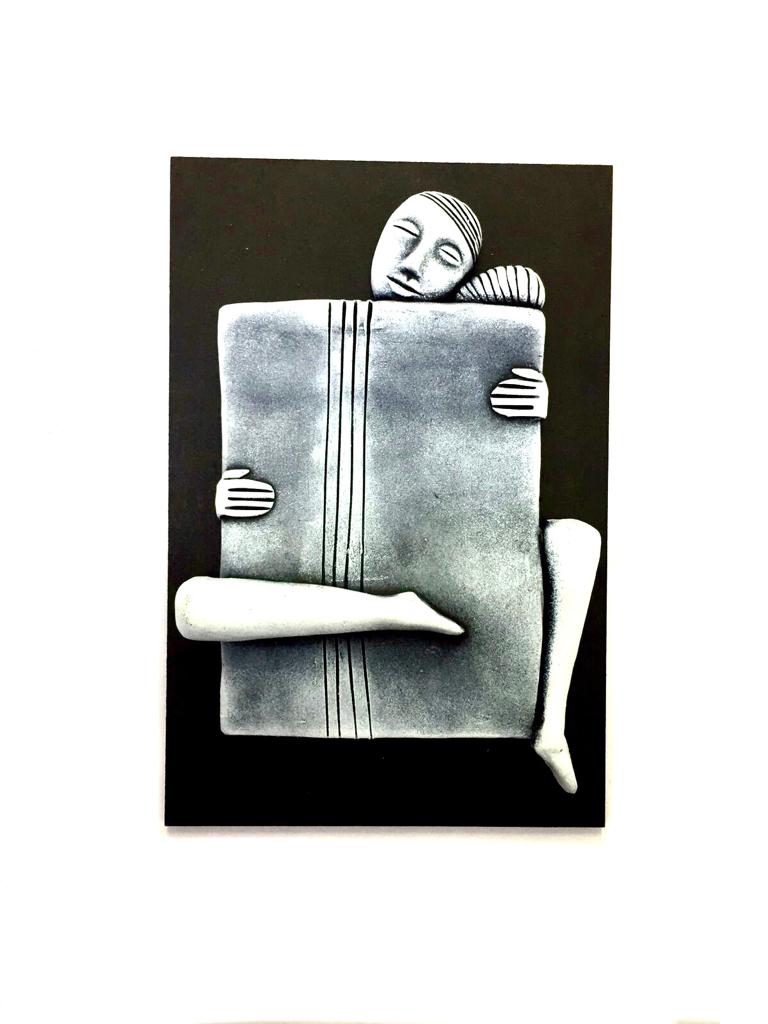 Extraordinary Artwork Of Terracotta Handcrafted Lady Sculpture From Tamrapatra