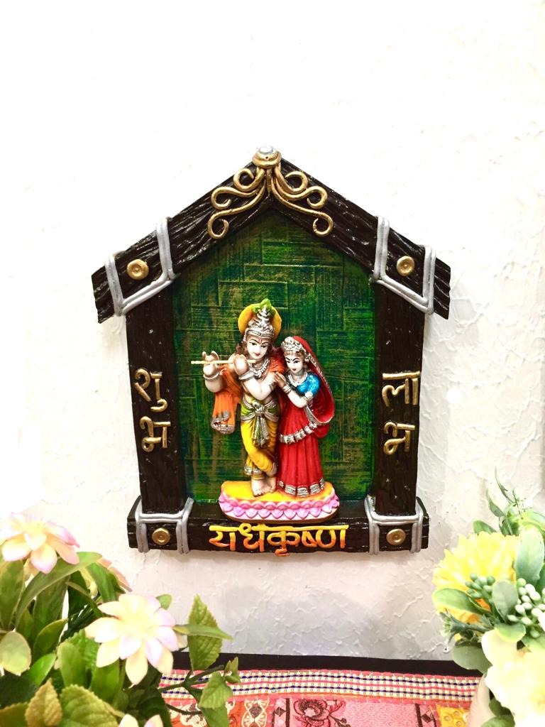 Radha Krishna House Style Weather Proof Resin Hangings Collection Tamrapatra