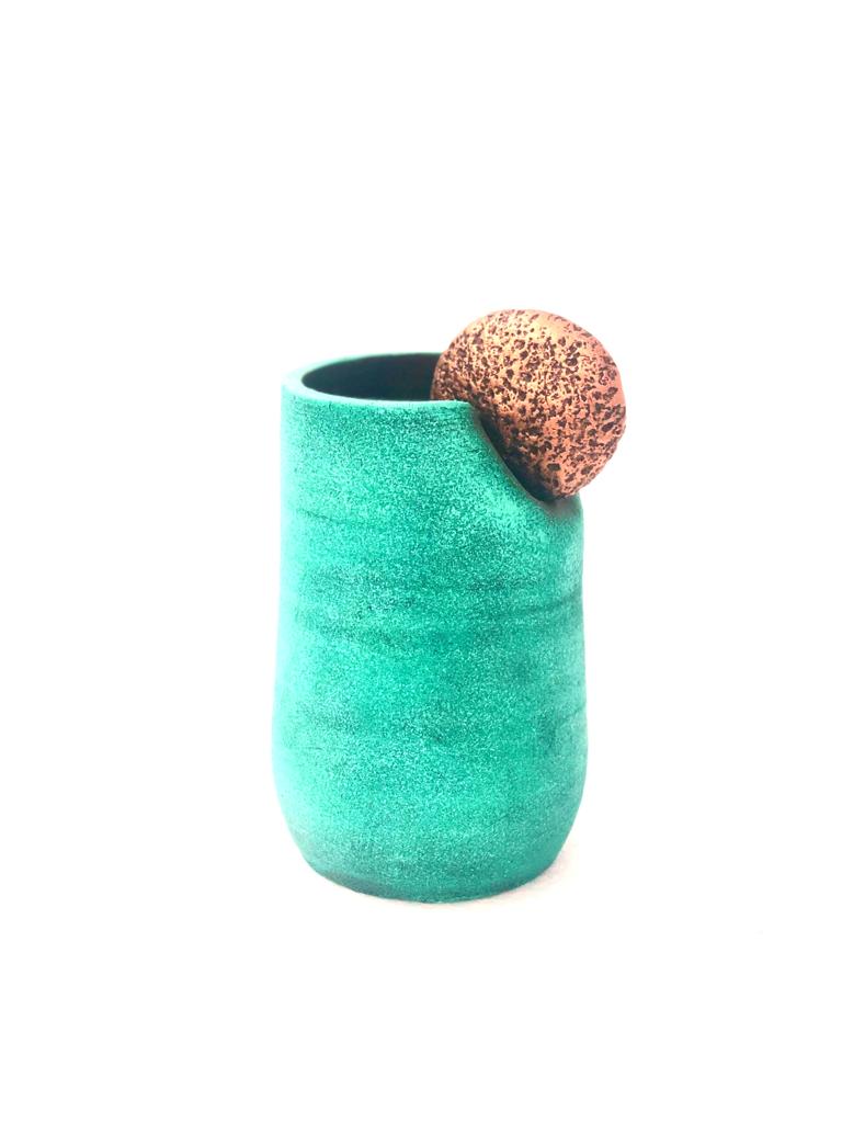 Stone Sculpture Pots Clay Craftsmanship Multi Utility Unique Storage By Tamrapatra