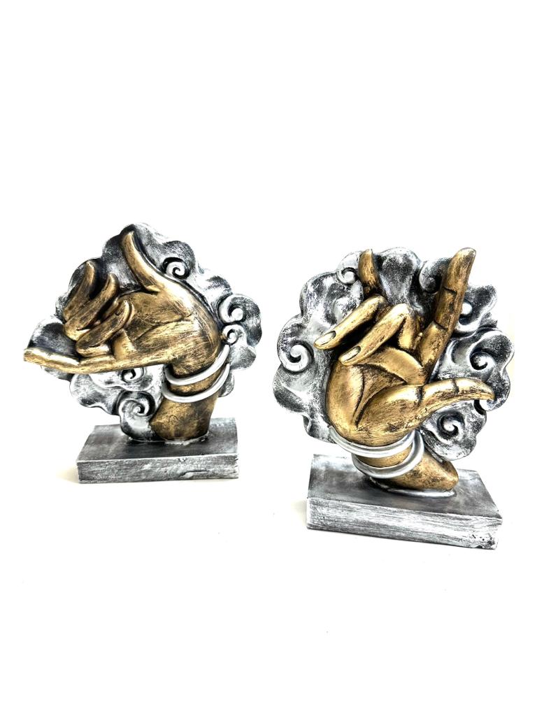 Dance Hand Mudras In Table Top Décor Elegant Designs Exclusively From Tamrapatra