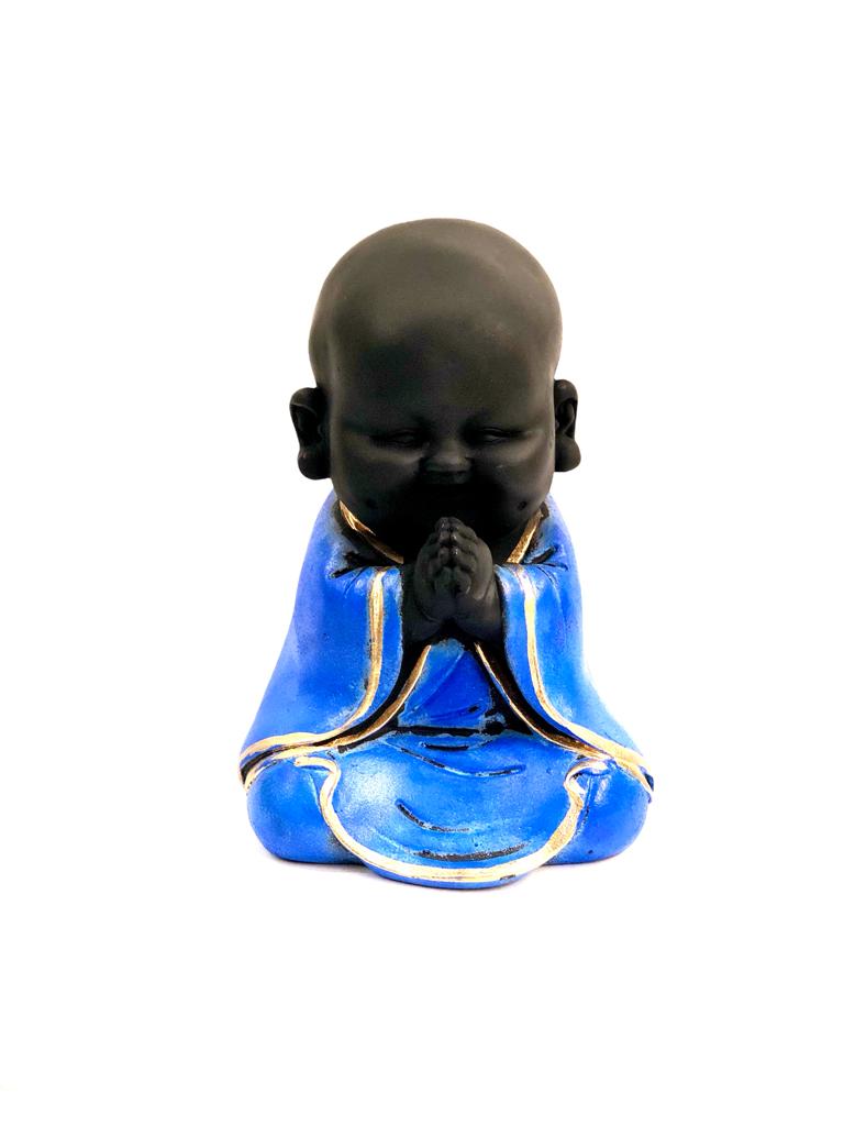 Mesmerizing Sweet Monks Offering Prayers For Home Office Décor Tarmapatra