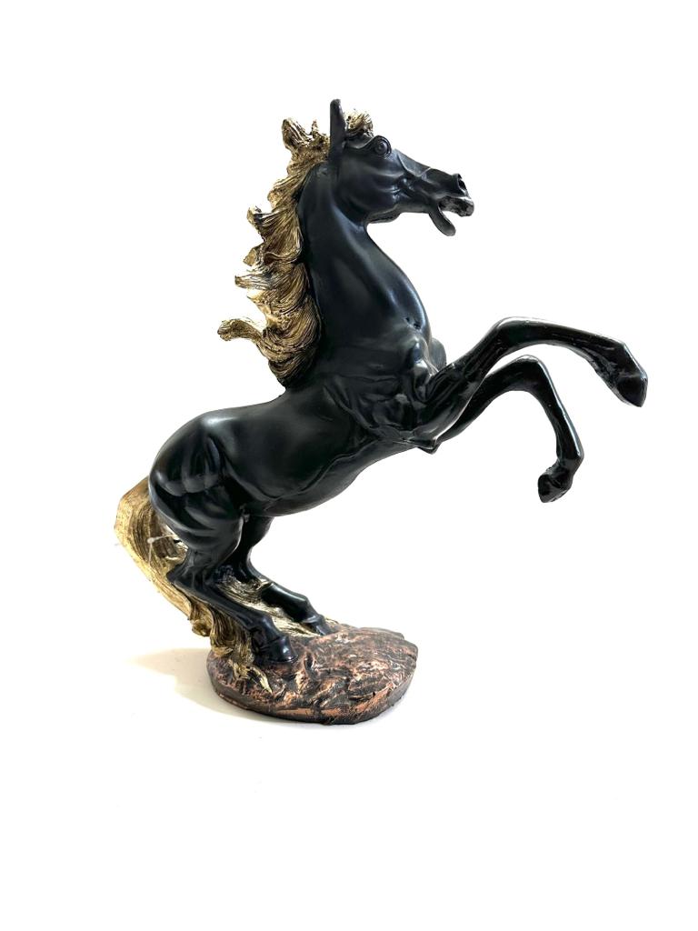 Exclusive Golden Black Shade Horse Lucky Animals Splendid Art Tamrapatra