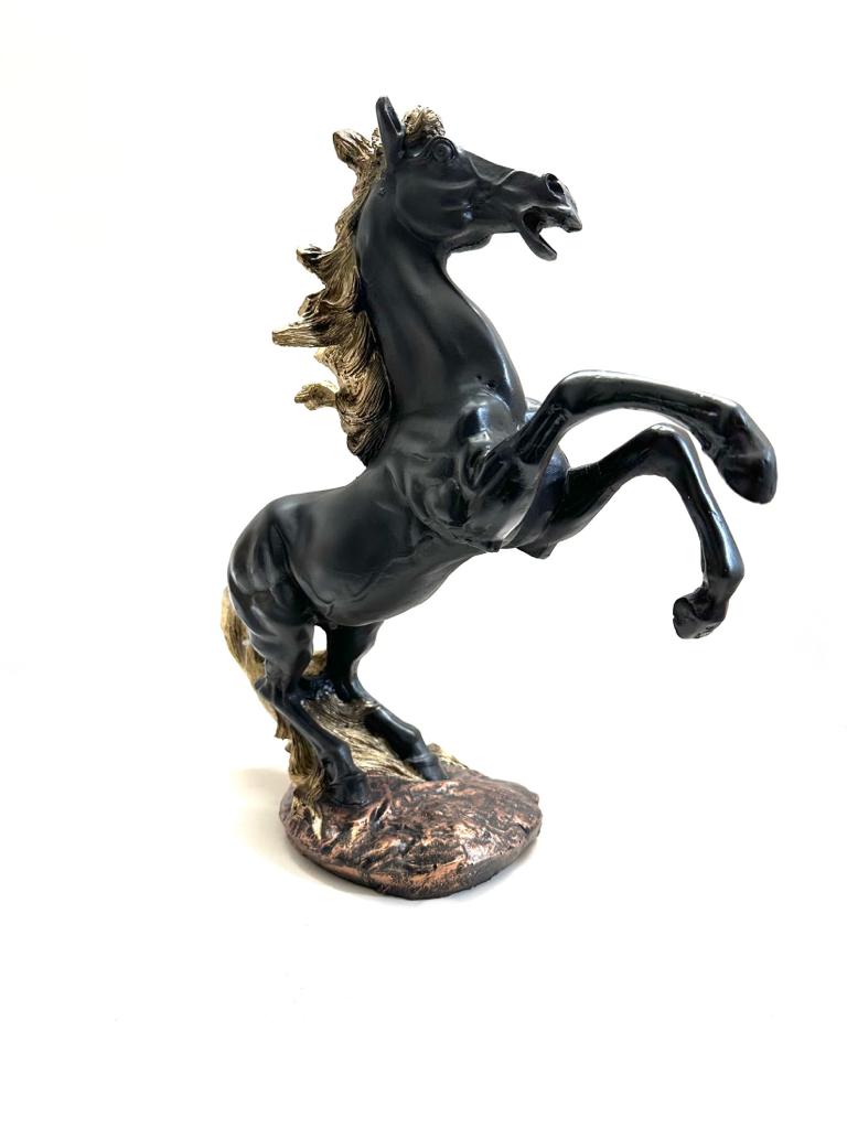 Exclusive Golden Black Shade Horse Lucky Animals Splendid Art Tamrapatra