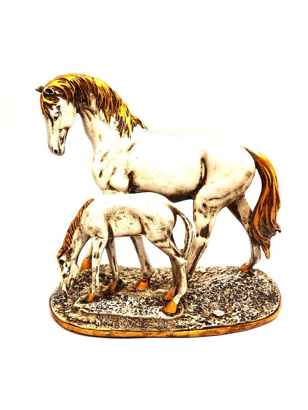 Horse With Foal Resin Art Creations Interior Ideas For Homes Tamrapatra