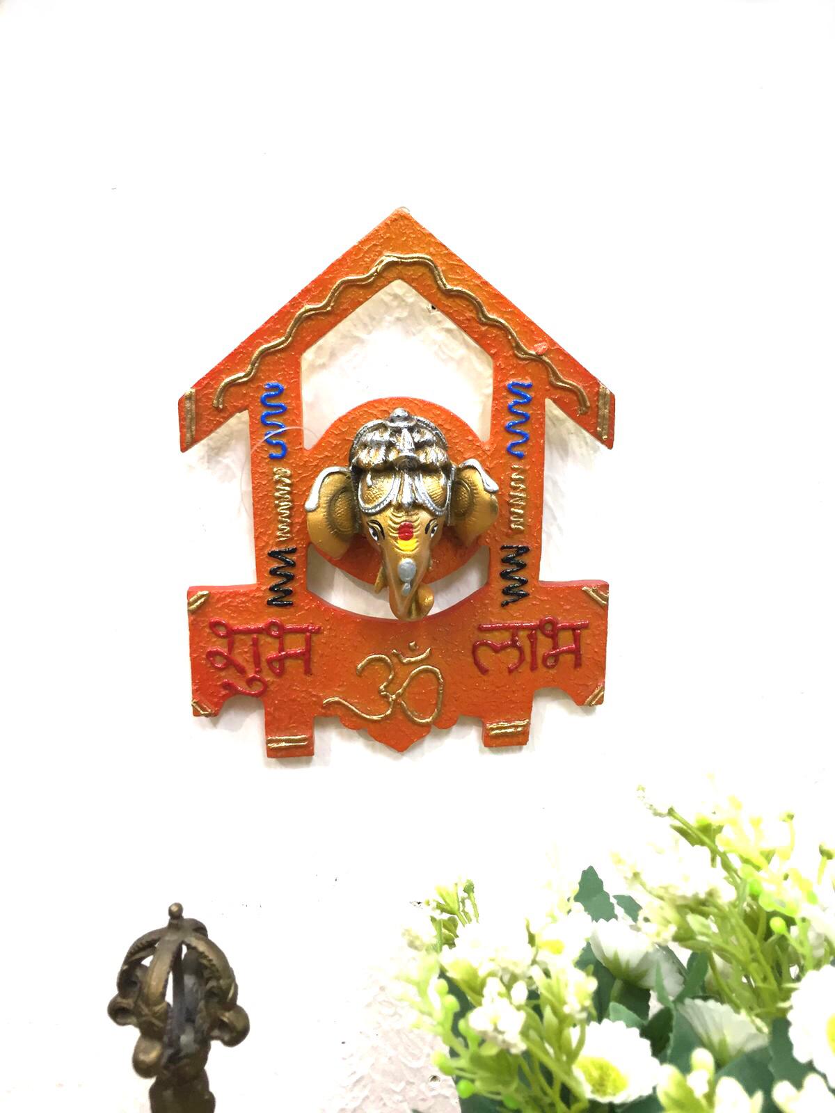 Various Style Ganesha Frame Hanging Resin Outdoor Indoor Entrance By Tamrapatra