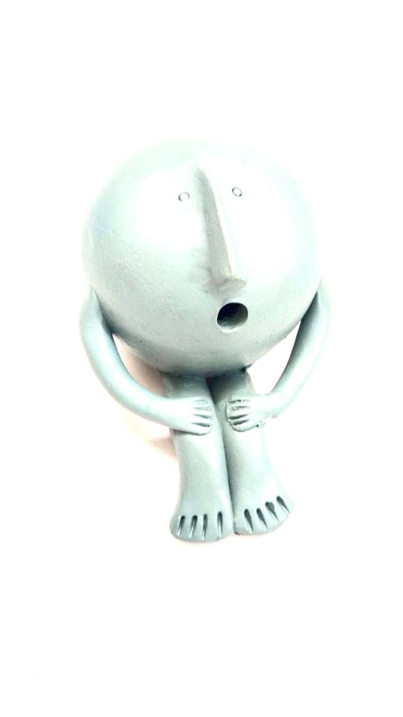 Face Adorable Sweet Little Guys Handcrafted From Terracotta From Tamrapatra