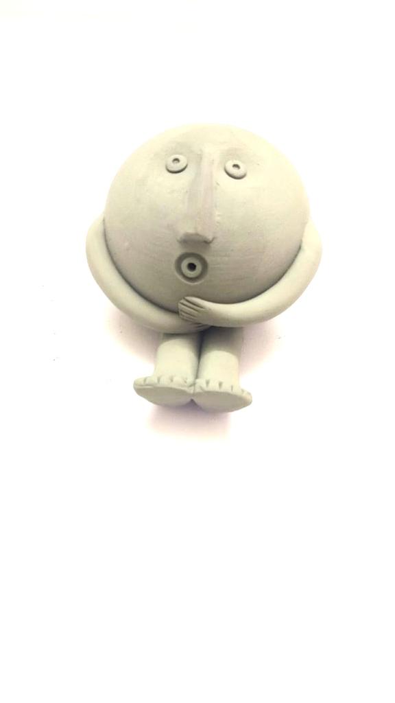 Face Adorable Sweet Little Guys Handcrafted From Terracotta From Tamrapatra