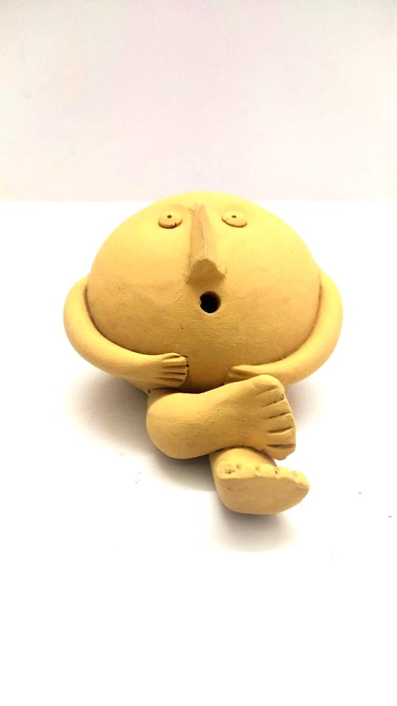 Face Adorable Sweet Little Guys Handcrafted From Terracotta From Tamrapatra