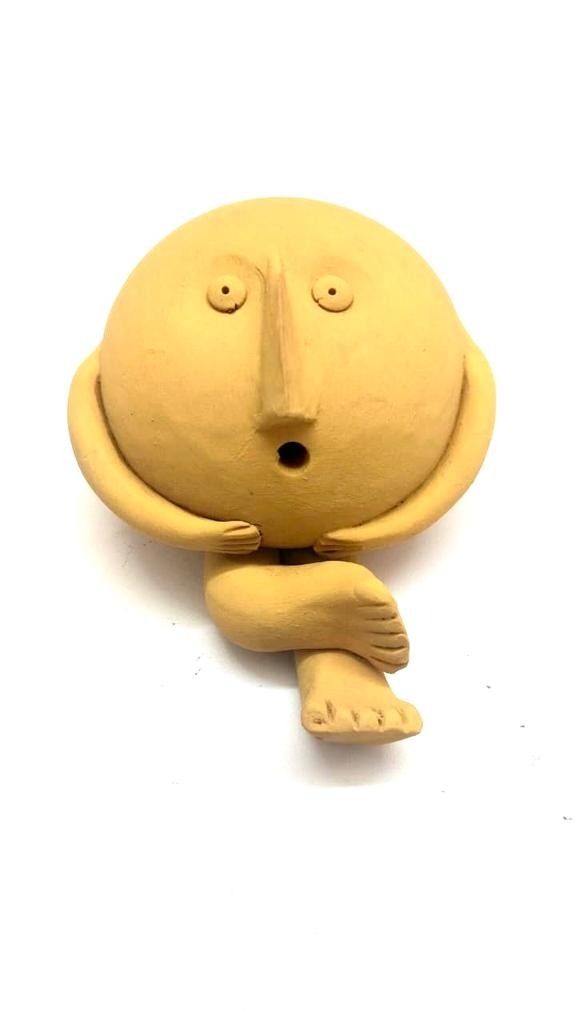 Face Adorable Sweet Little Guys Handcrafted From Terracotta From Tamrapatra