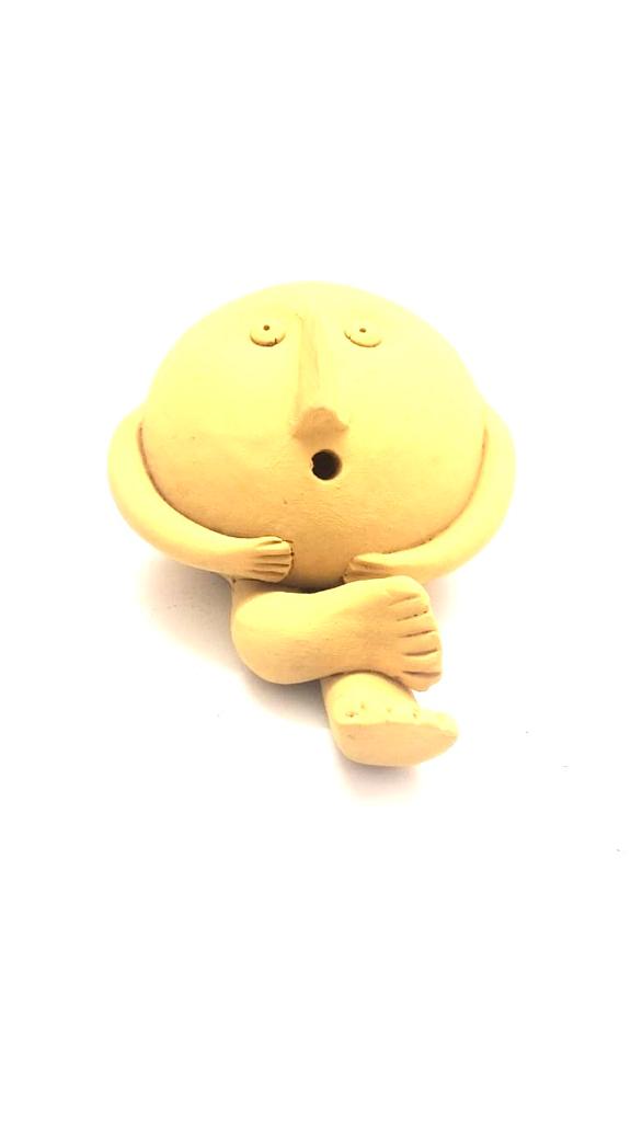 Face Adorable Sweet Little Guys Handcrafted From Terracotta From Tamrapatra
