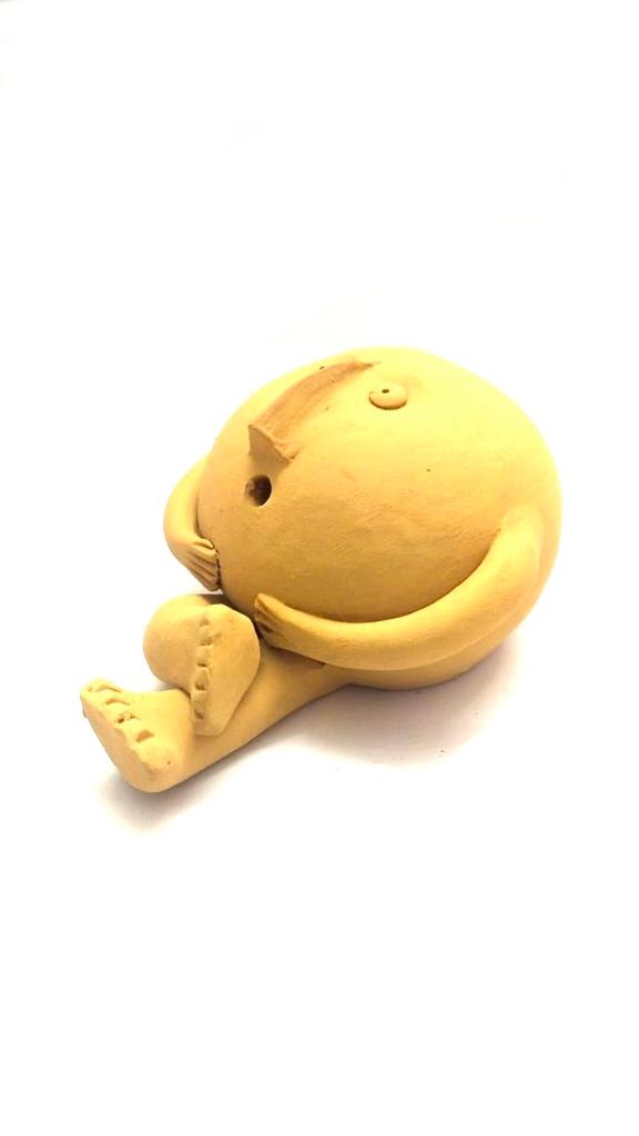 Face Adorable Sweet Little Guys Handcrafted From Terracotta From Tamrapatra
