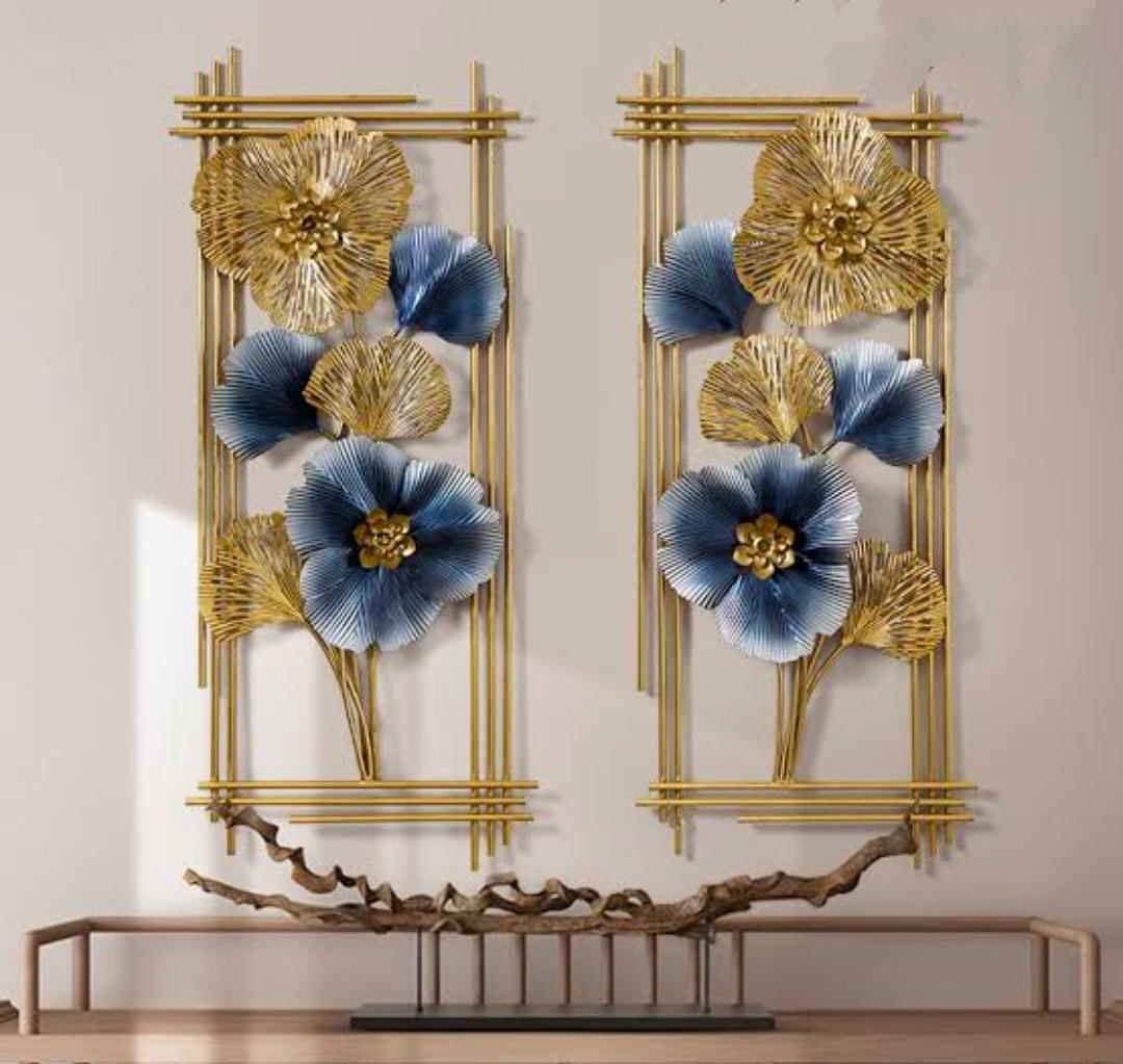 Iron Metal Handicrafts Iris Designer Frame Exclusively Set Of 2 From Tamrapatra