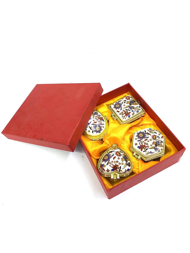 Beautiful Designer Set Of 4 Jewelry Cute Designs For Gifting From Tamrapatra